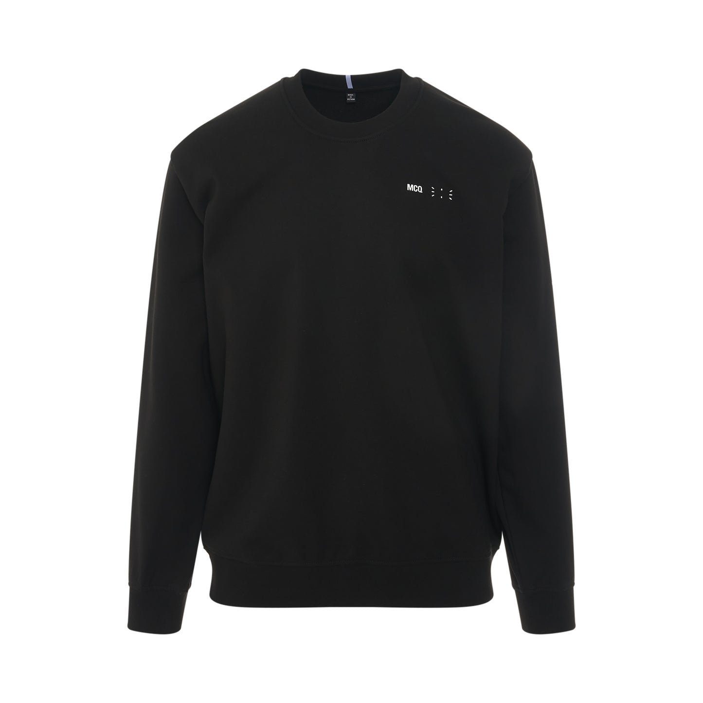 IC0 Embroidered Logo Sweatshirt in Black