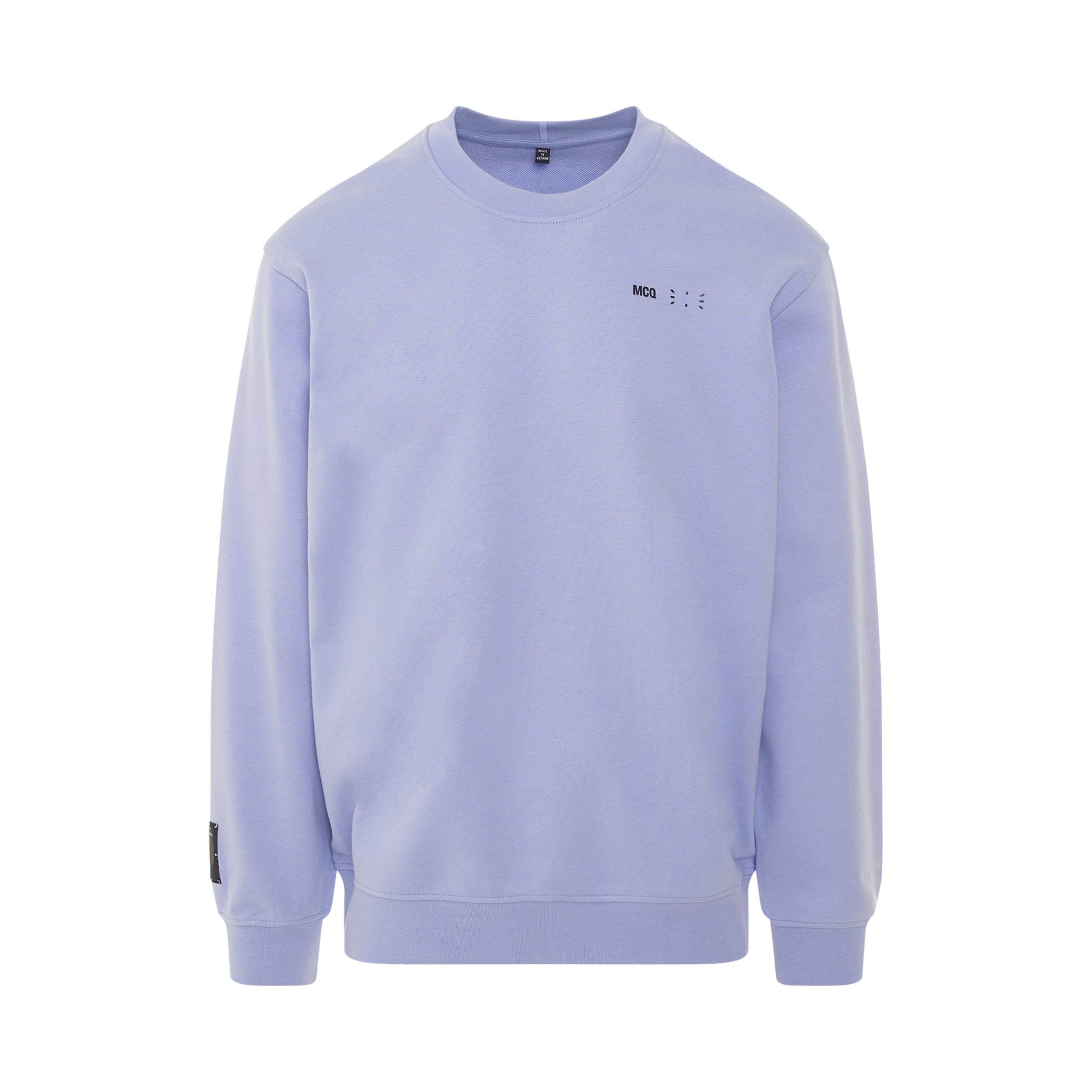 IC0 Embroidered Logo Sweatshirt in Hyper Lilac