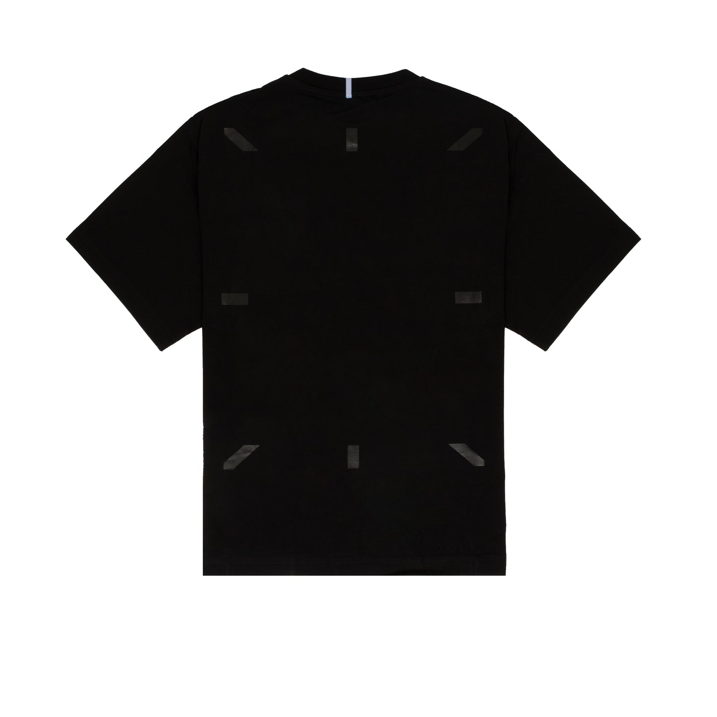 McQ Jack Logo Outlined T-Shirts in Black
