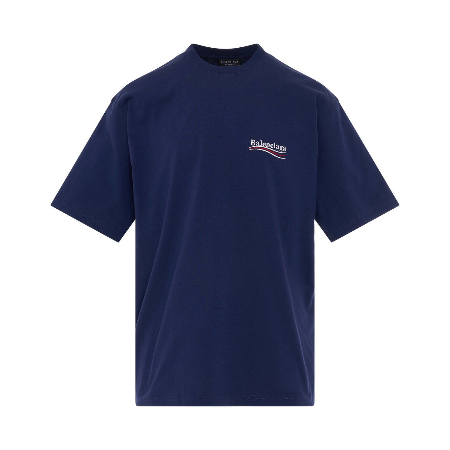 Political Campaign Oversized T-Shirt in Pacific Blue
