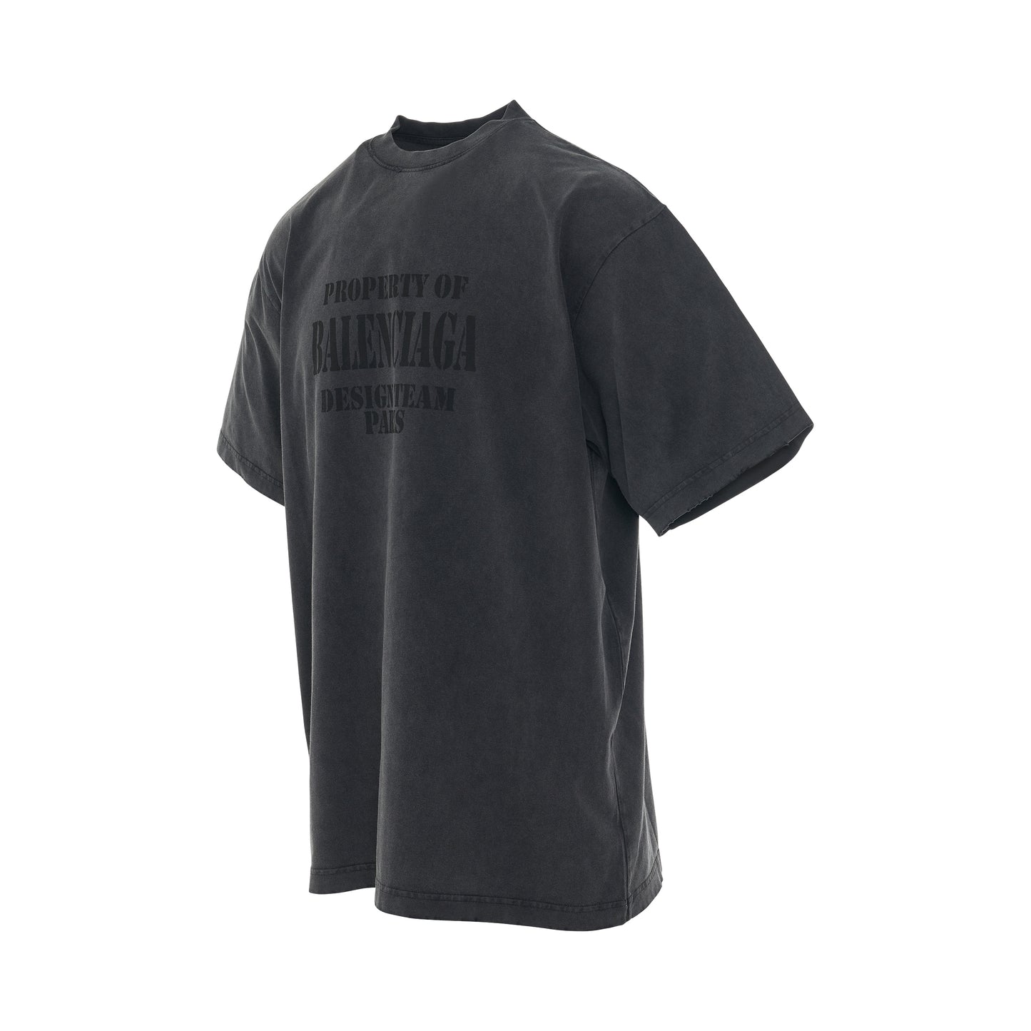 Property Large Fit T-Shirt in Washed Black