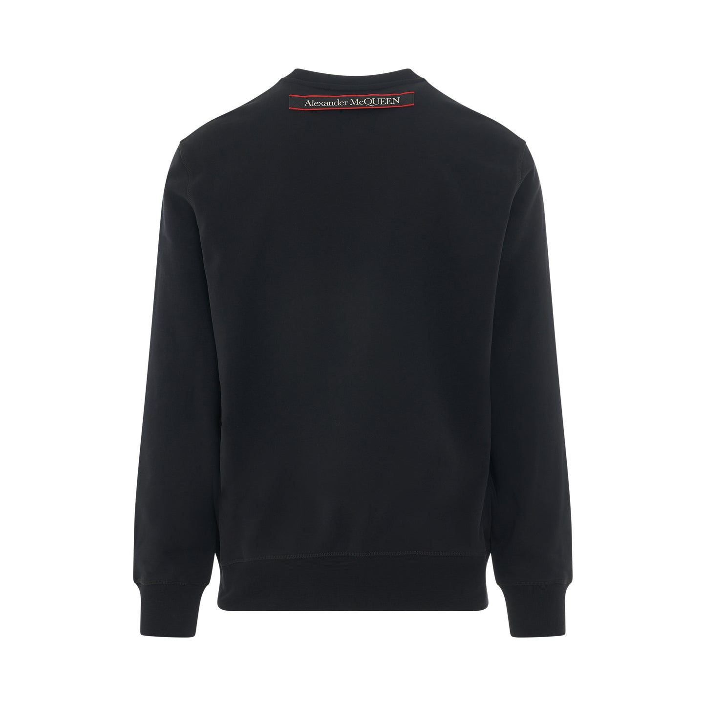 Logo Tape Detail Sweatshirt in Black/Mix