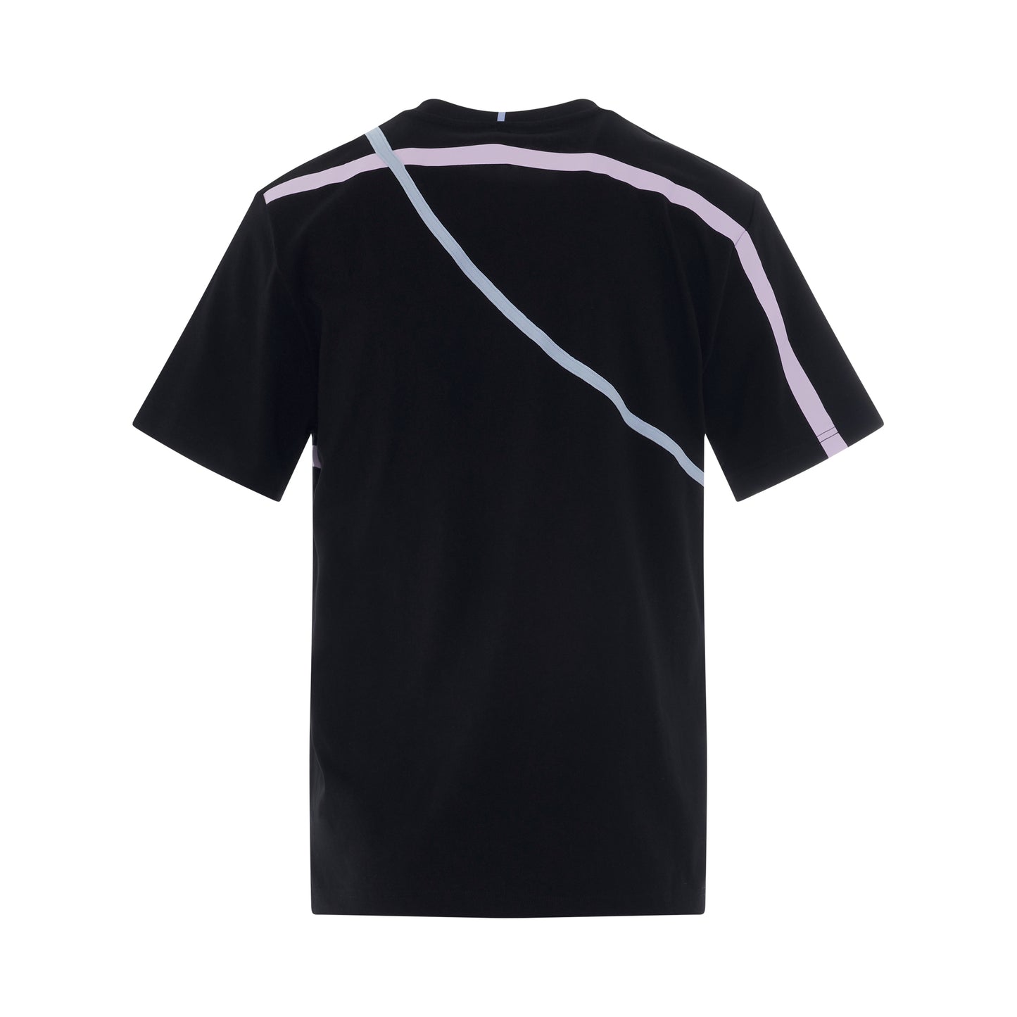 Kinesthetic Taped T-Shirt in Black