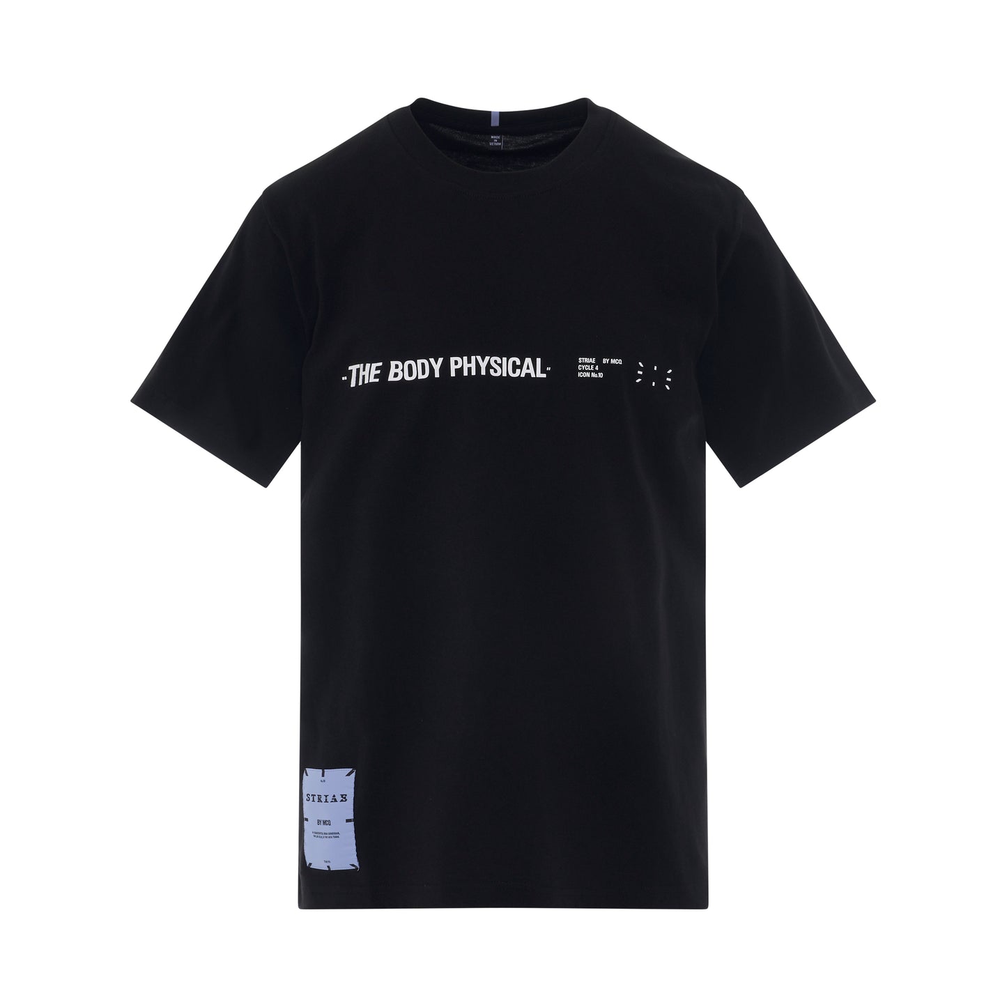 Striae Manifesto T-Shirt in Black