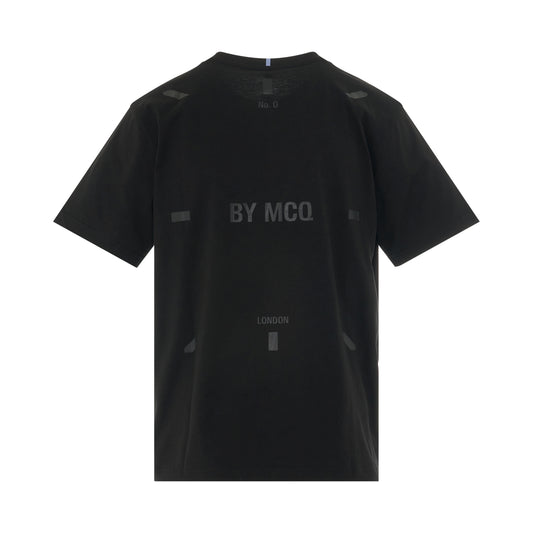 Jack Embroidered Logo T-Shirt in Black