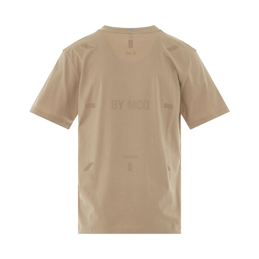 Jack Embroidered Logo T-Shirt in Wild Mushroom