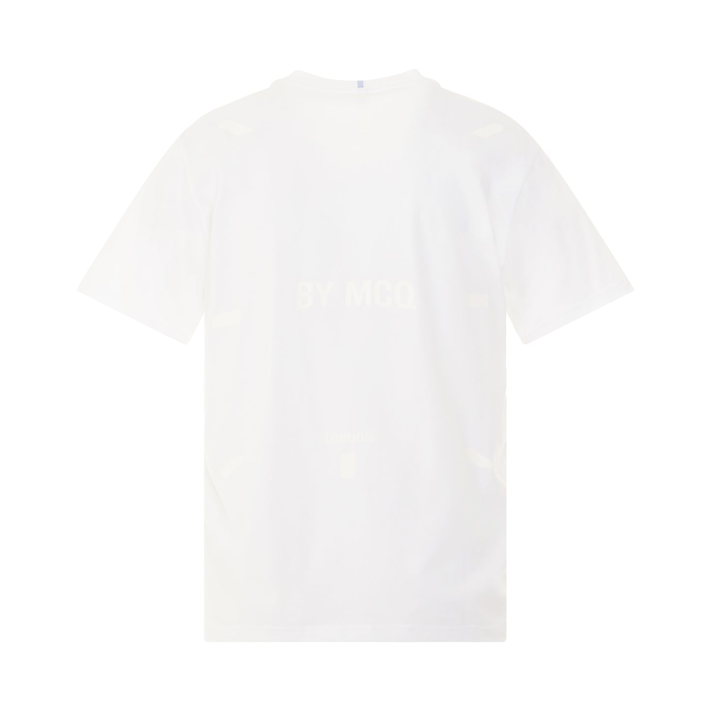 IC0 Embroidered Logo T-Shirt in Optic White