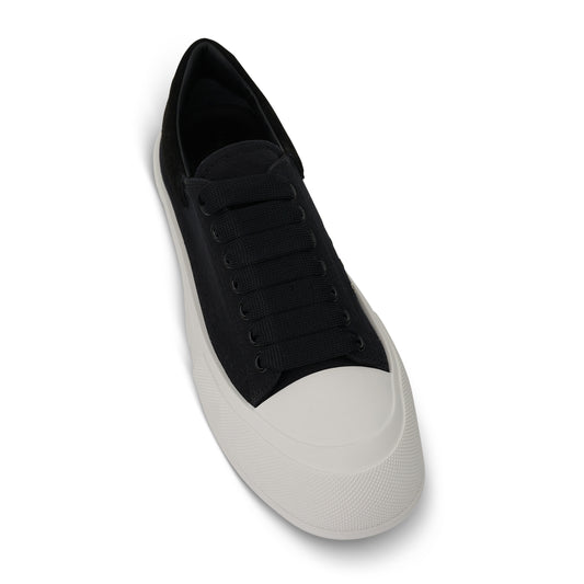 Deck Plimsoll In Black/White