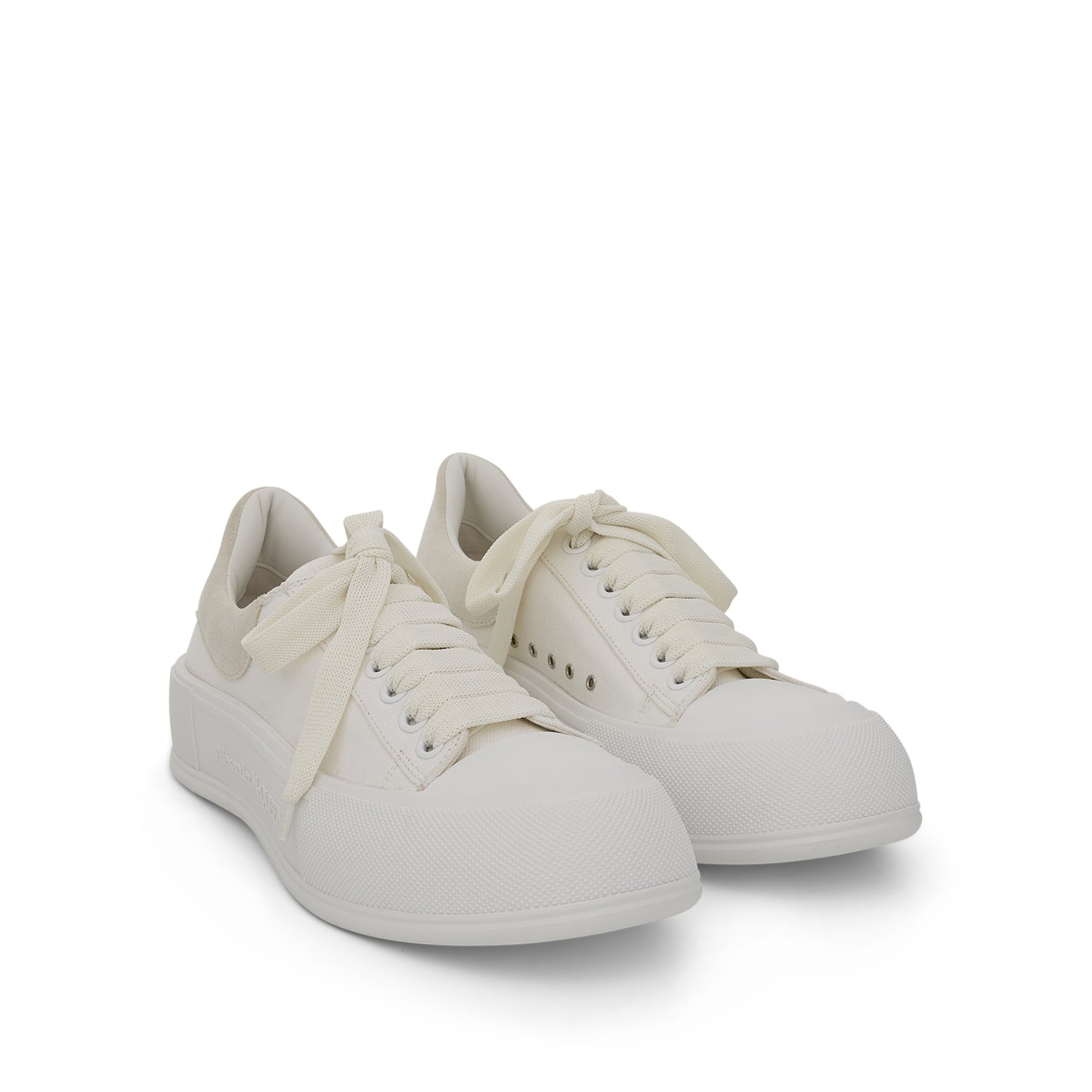 Deck Plimsoll In White