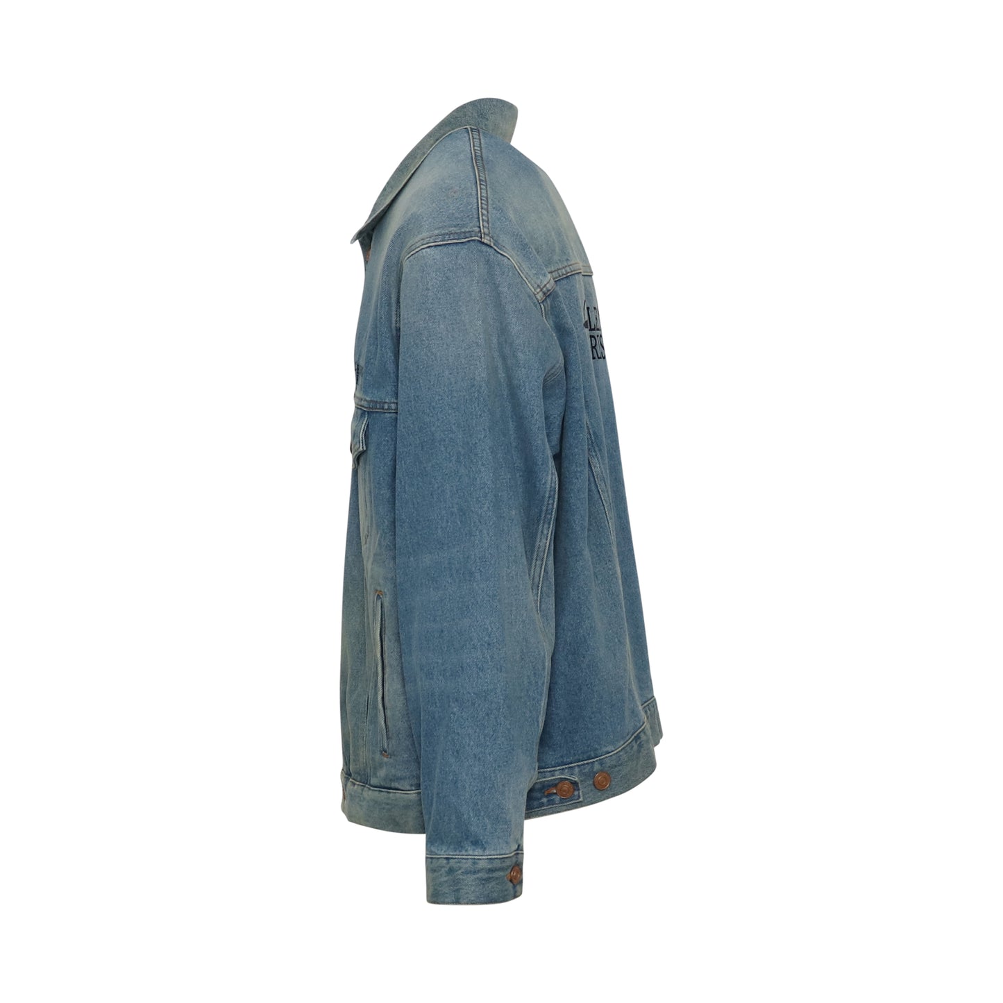 Large Fit Denim Jacket in Vintage Indigo