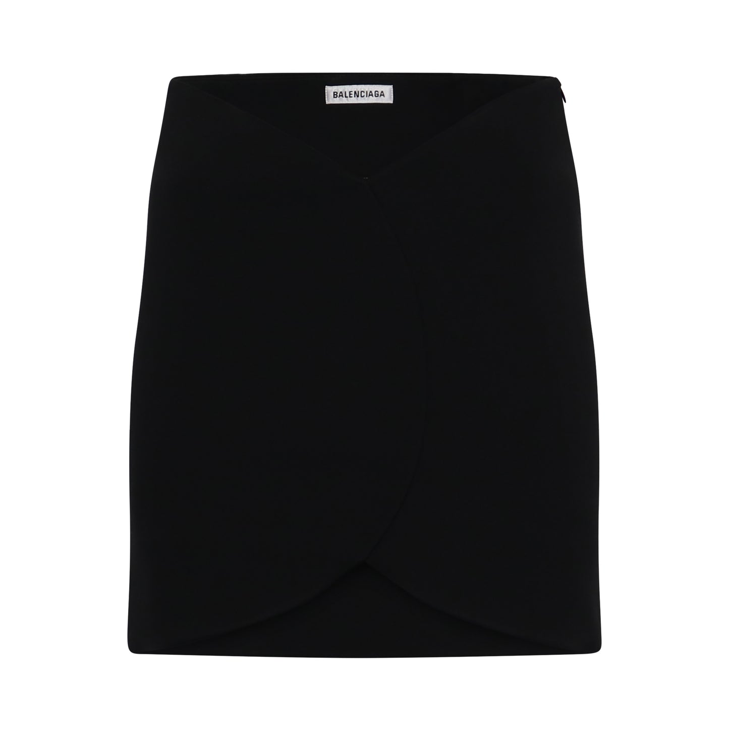 Circle Mini Skirt in Black