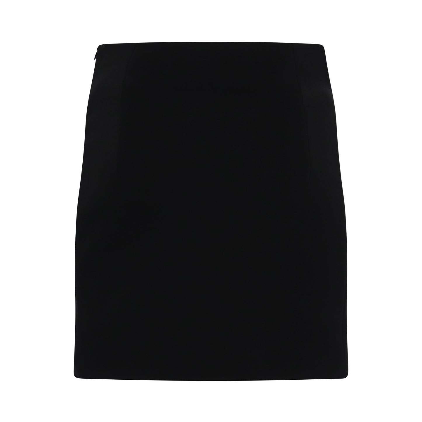 Circle Mini Skirt in Black