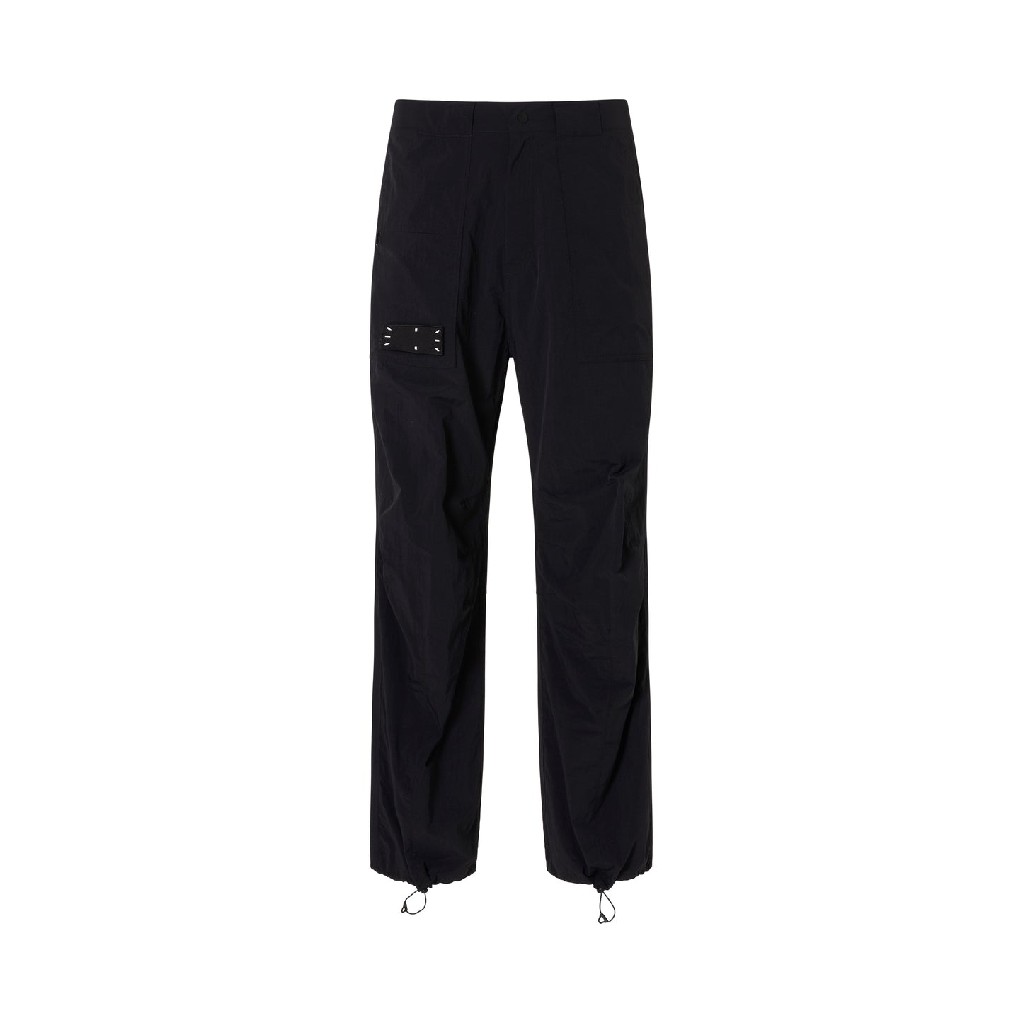 Icon Logo Patch Track Pant in Black