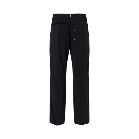 Icon Logo Patch Track Pant in Black