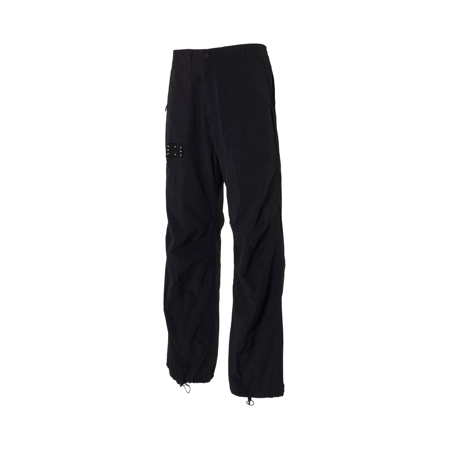 Icon Logo Patch Track Pant in Black