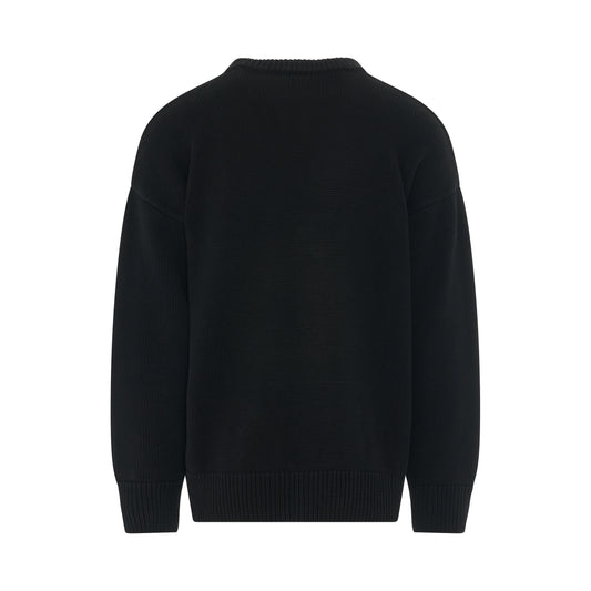 College Knitwear in Black