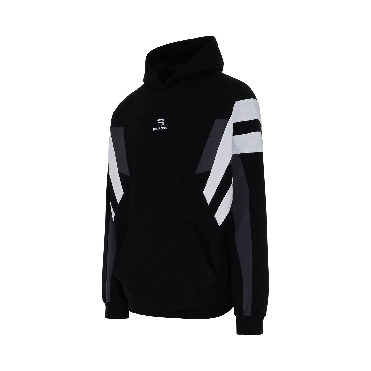 Tracksuit Sporty Boxy Hoodie in Black