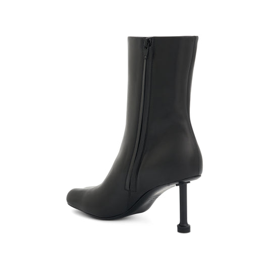 Fetish 80mm Bootie in Black