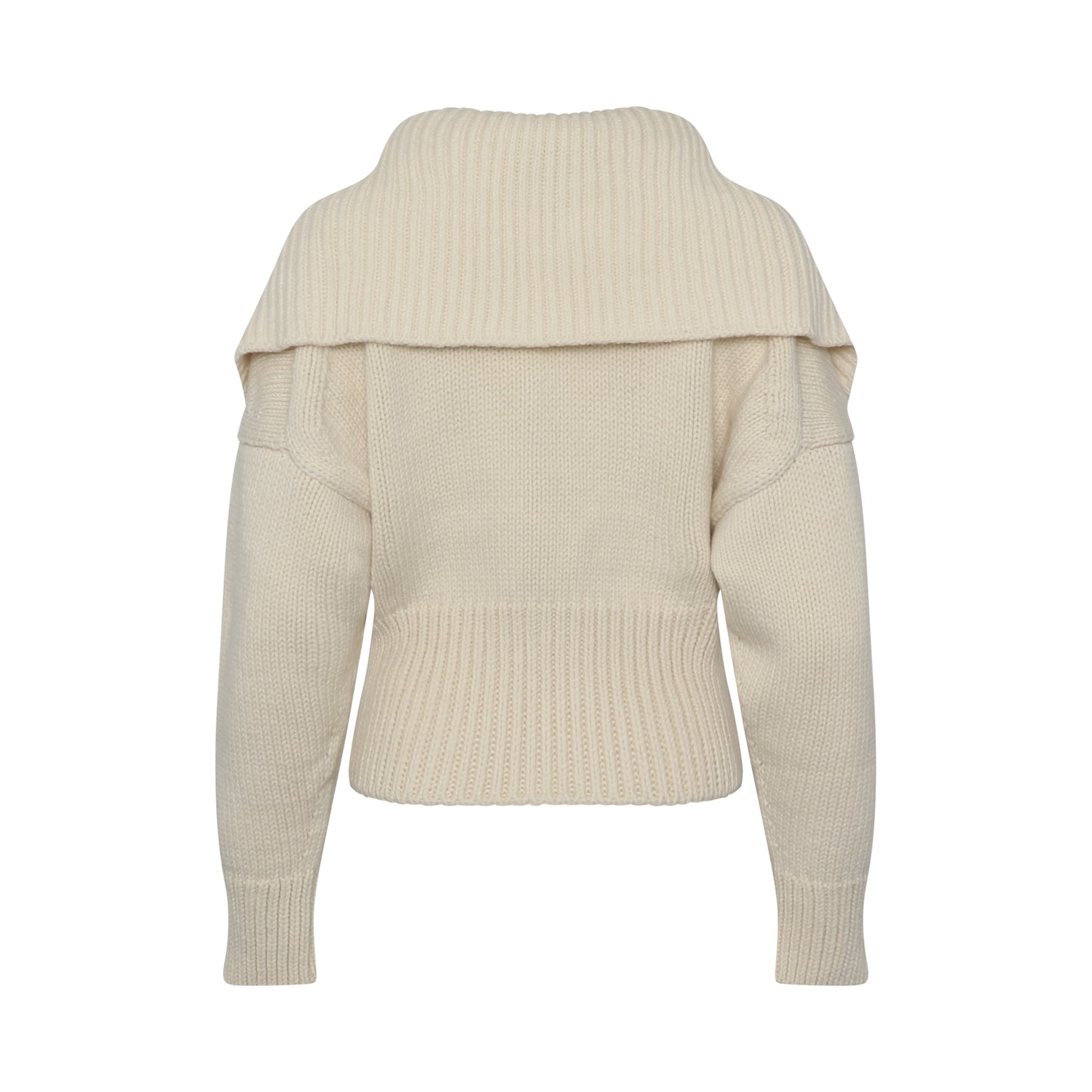 Sculpture Chunky Knitwear in Ivory