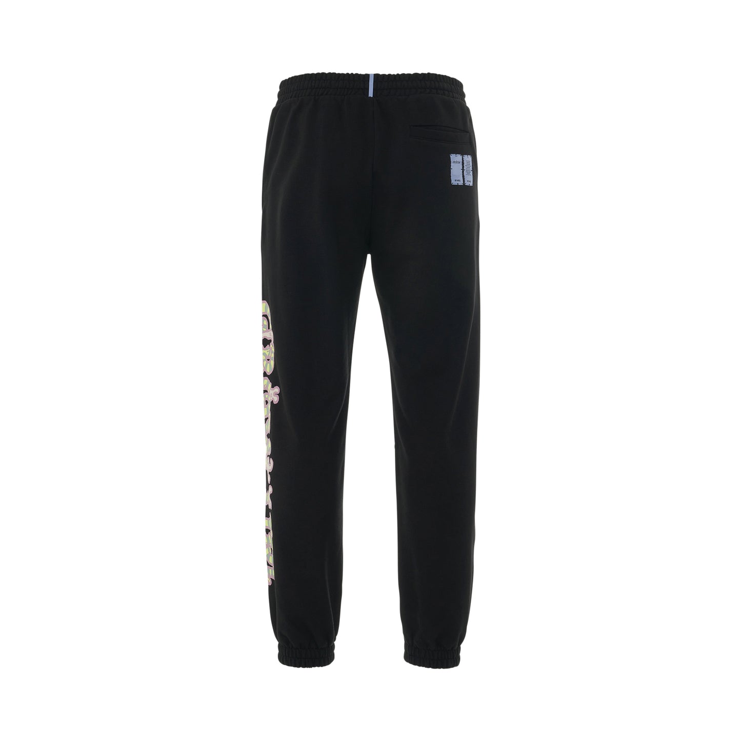 Forest Party Dart Print Sweatpants in Black