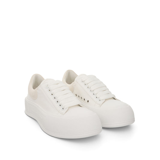 Deck Plimsoll in White