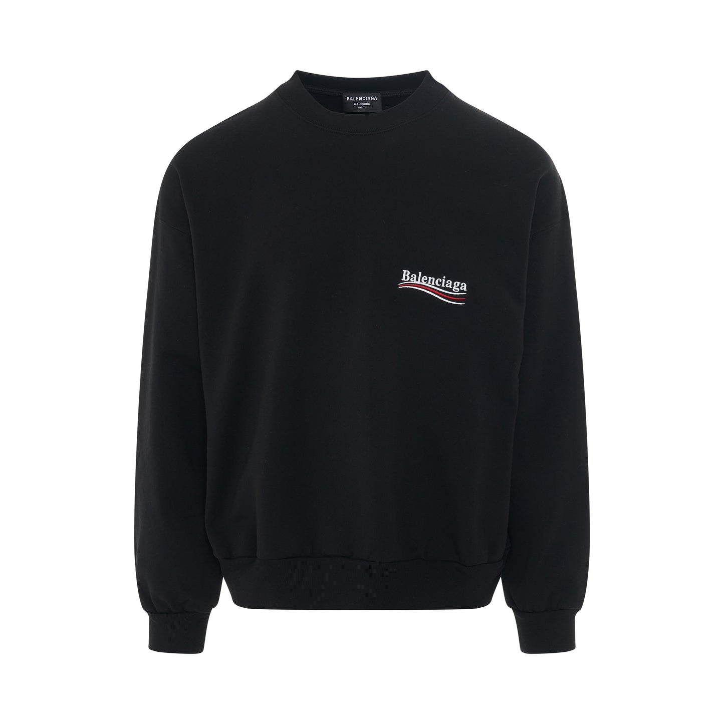 Political Campaign Sweatshirt in Black/White