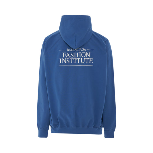 Fashion Institute Oversized Hoodie in Ocean Blue