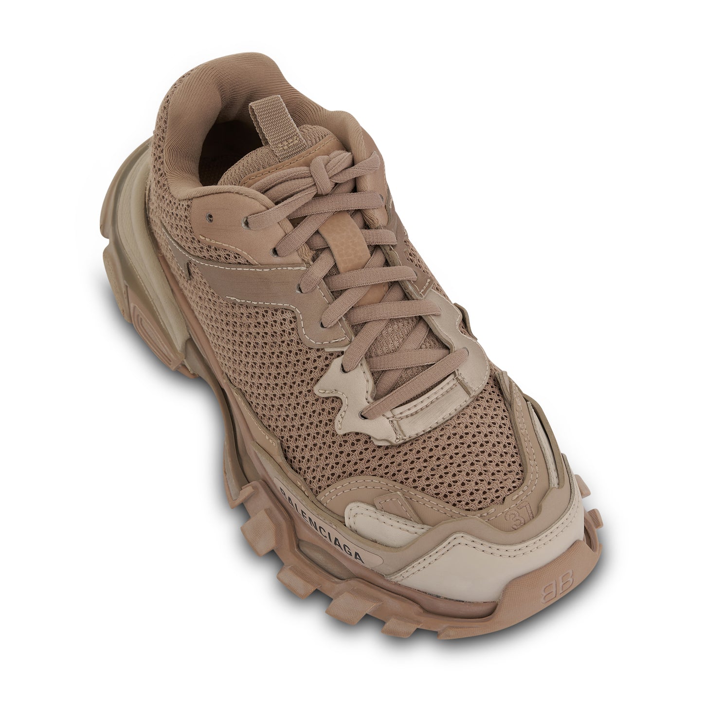 Track.3 Trainers in Beige Mix