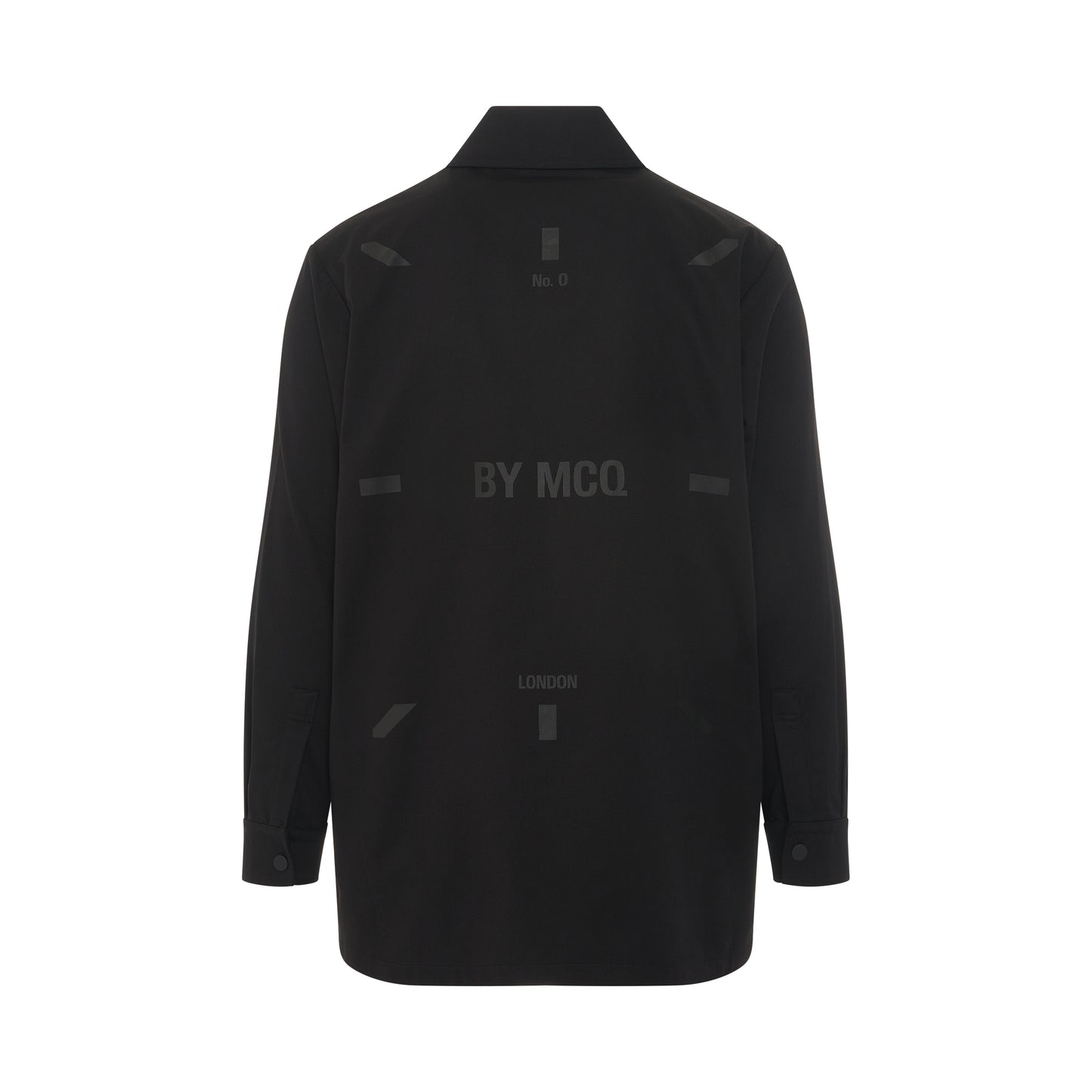 IC0 Logo Overshirt in Black