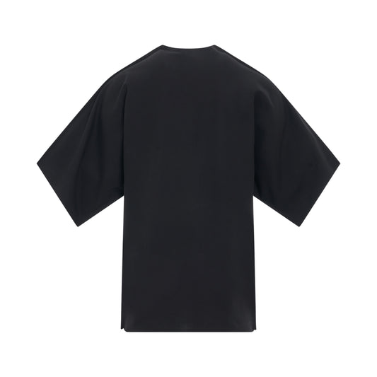 3B Sports Icon Flat Oversized T-Shirt in Black