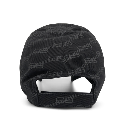 BB Monogram Cap in Black/Grey