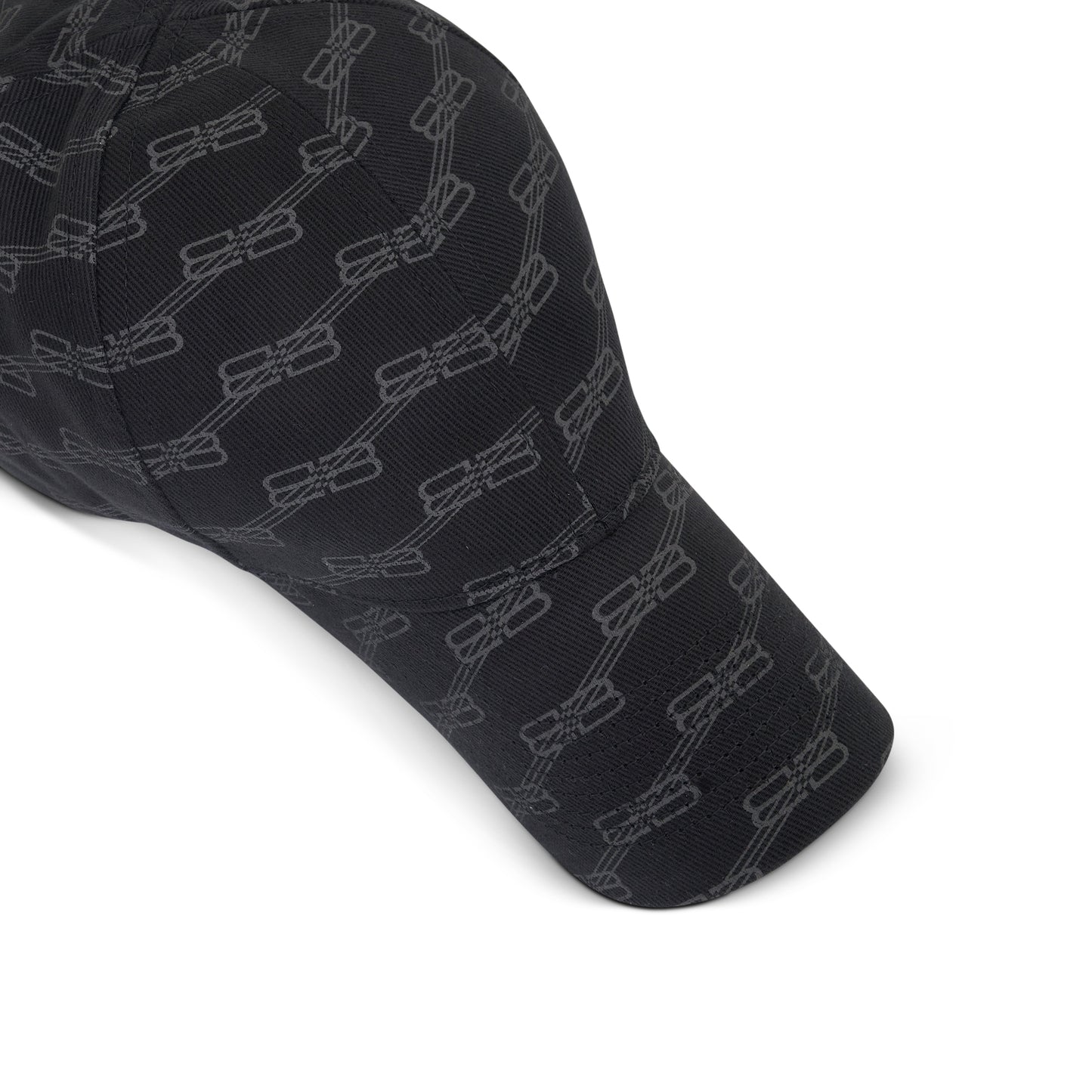 BB Monogram Cap in Black/Grey