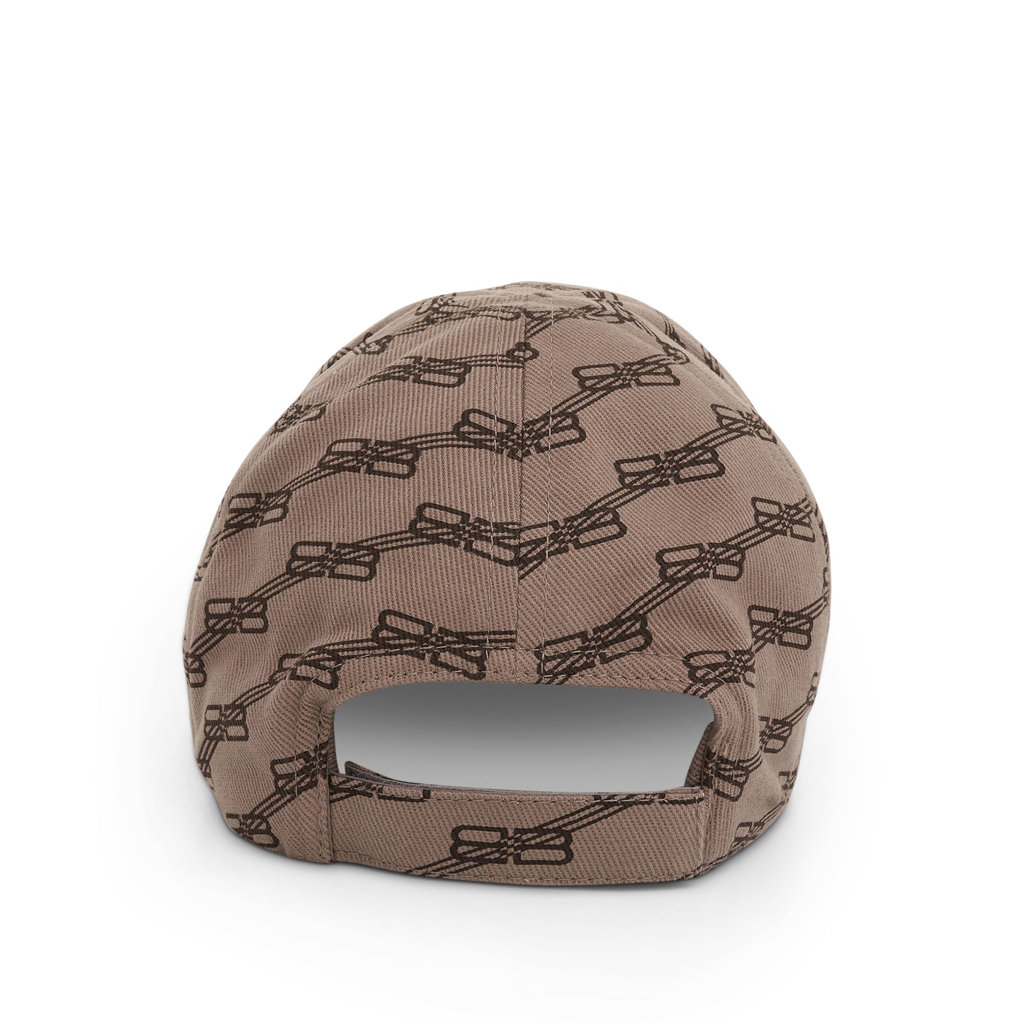 BB Monogram Cap in Beige/Brown