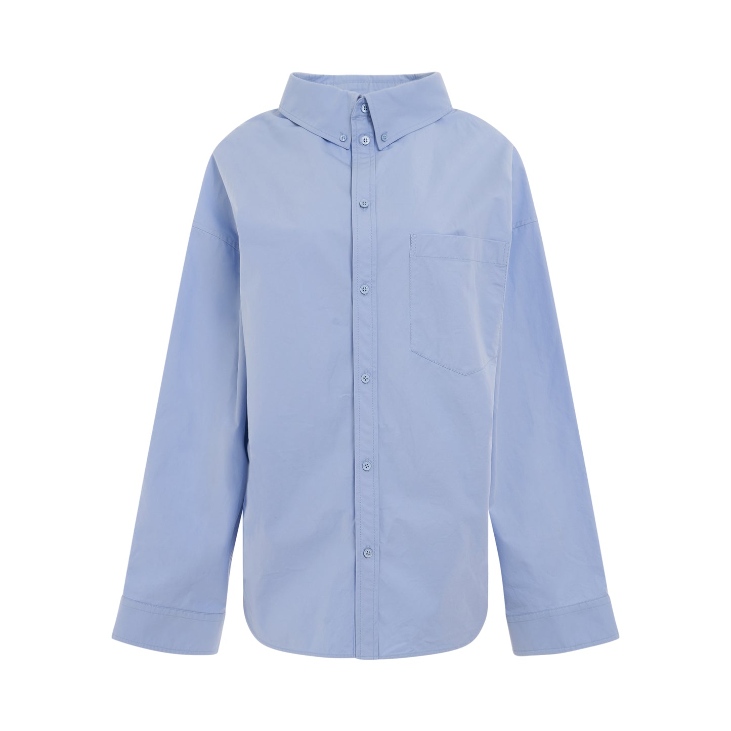 Swing Collar Shirt in Light Lavender