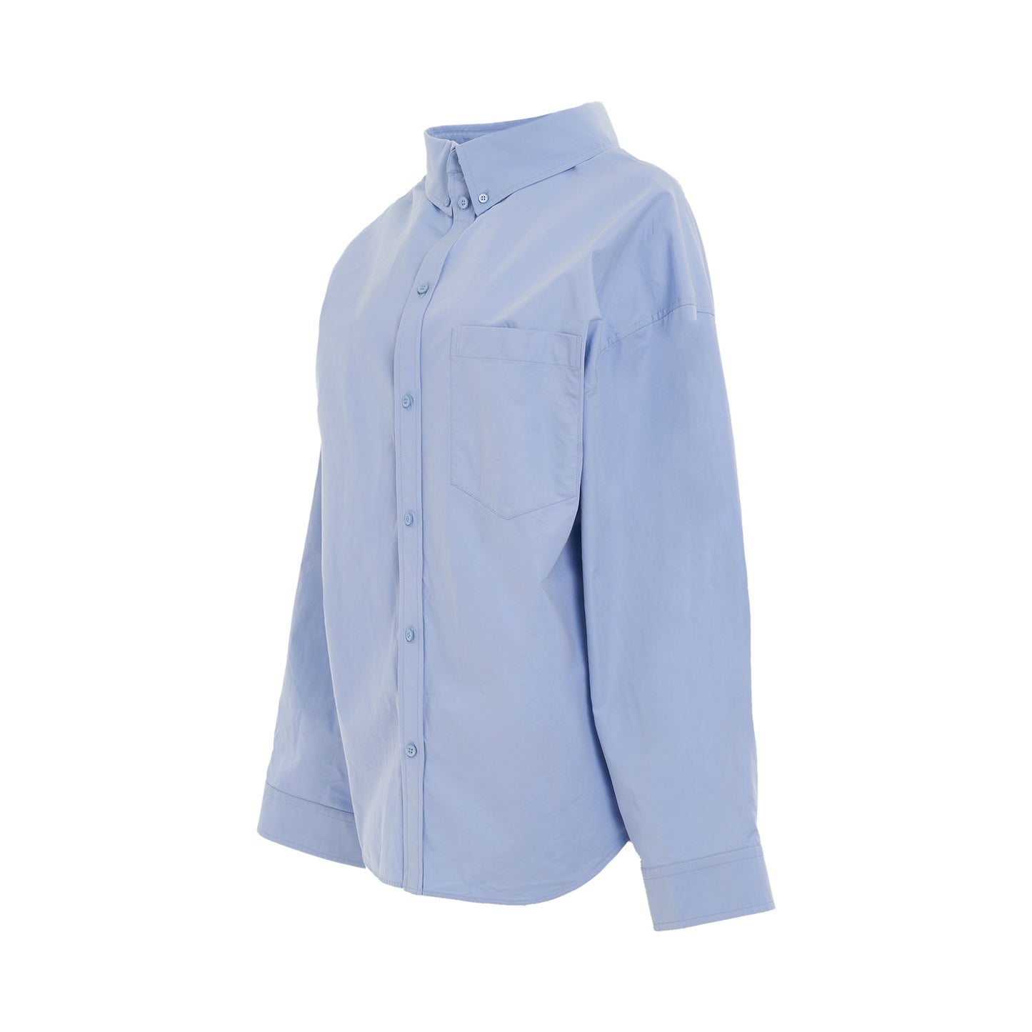 Swing Collar Shirt in Light Lavender