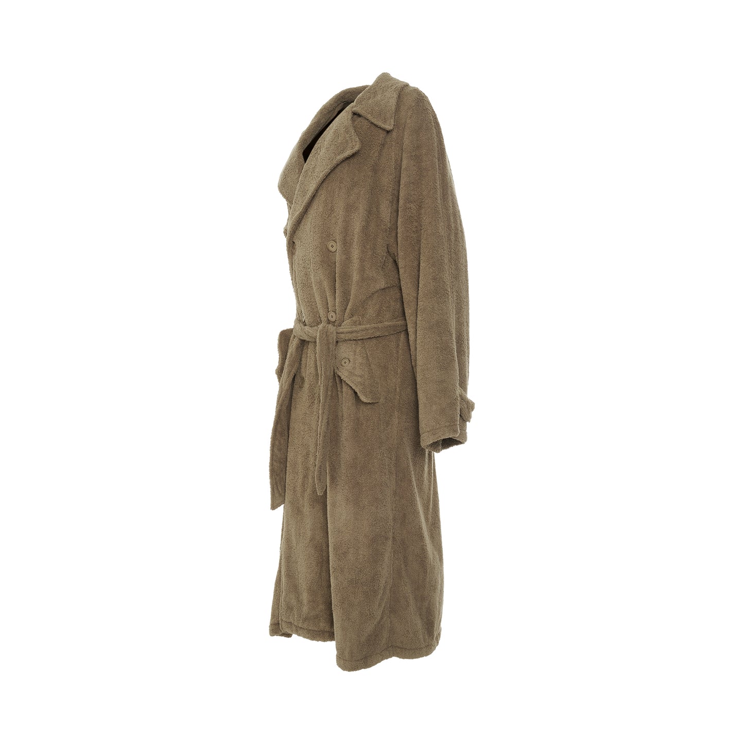 Towel Trench Coat in Dune