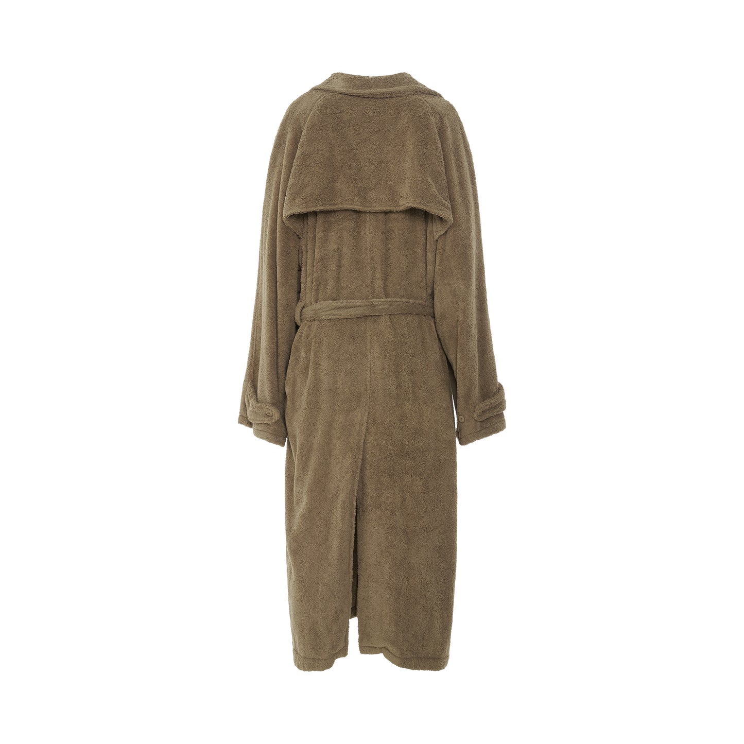 Towel Trench Coat in Dune