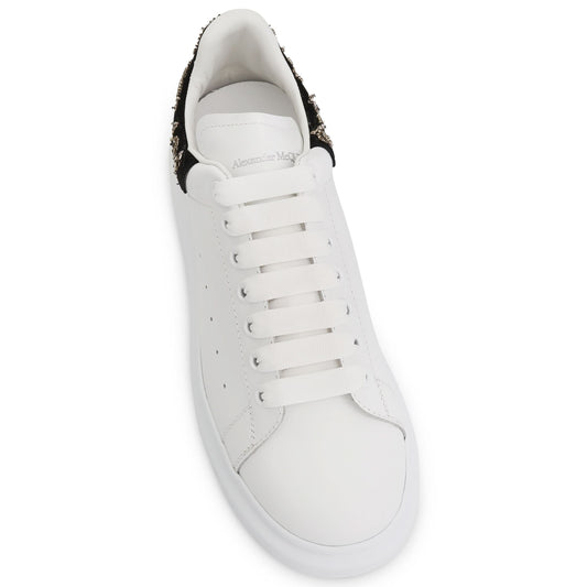 Larry Oversized Sneakers with Embroidery in White/Black