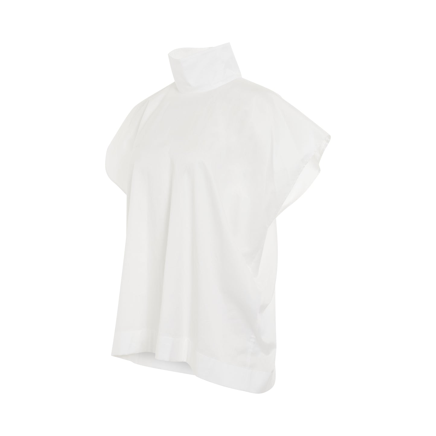 Pillow Oversized Top in White/Black