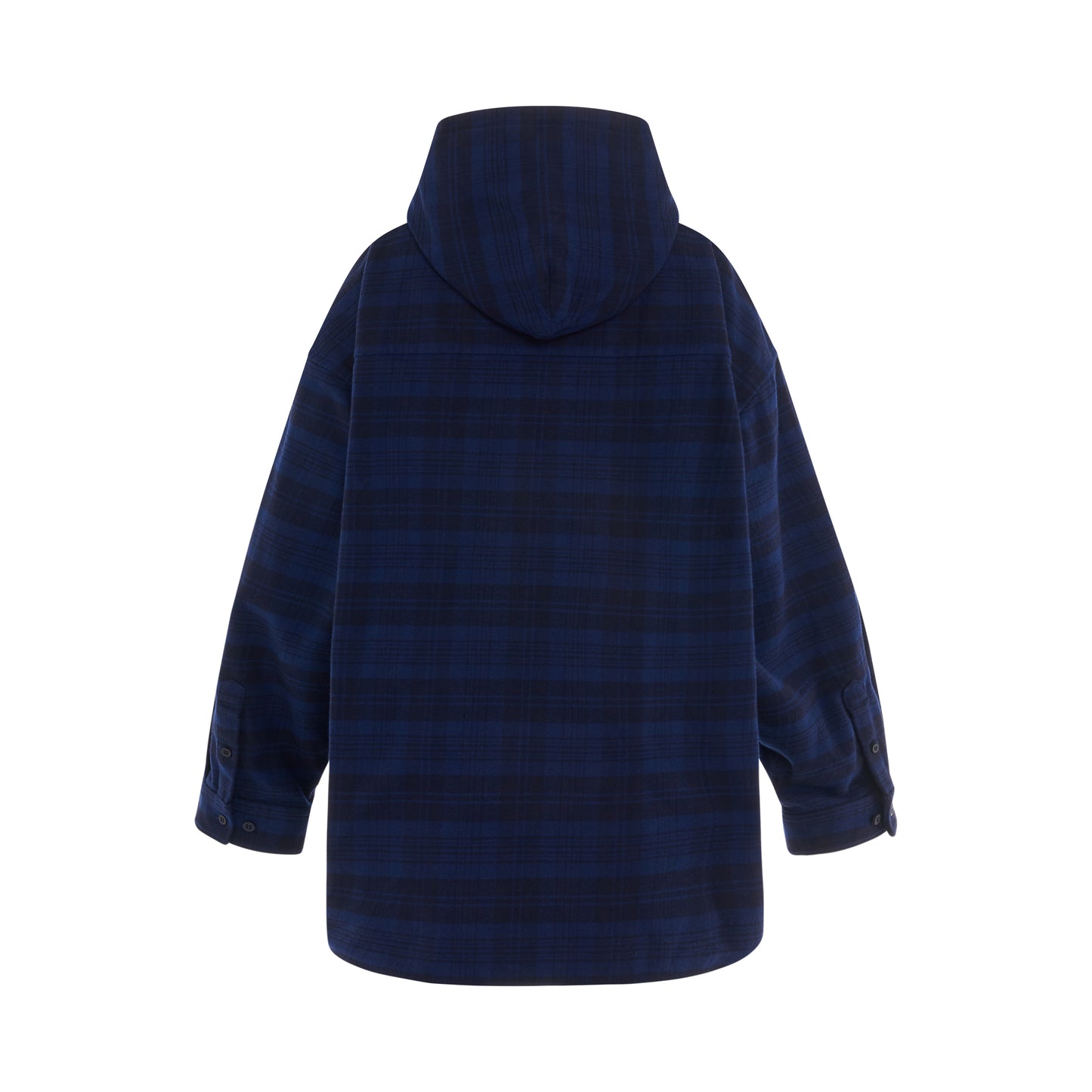 Hooded Shirt in Blue/Navy