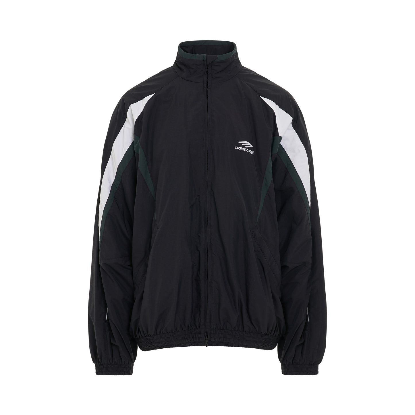 Logo Track Suit Jacket in Black