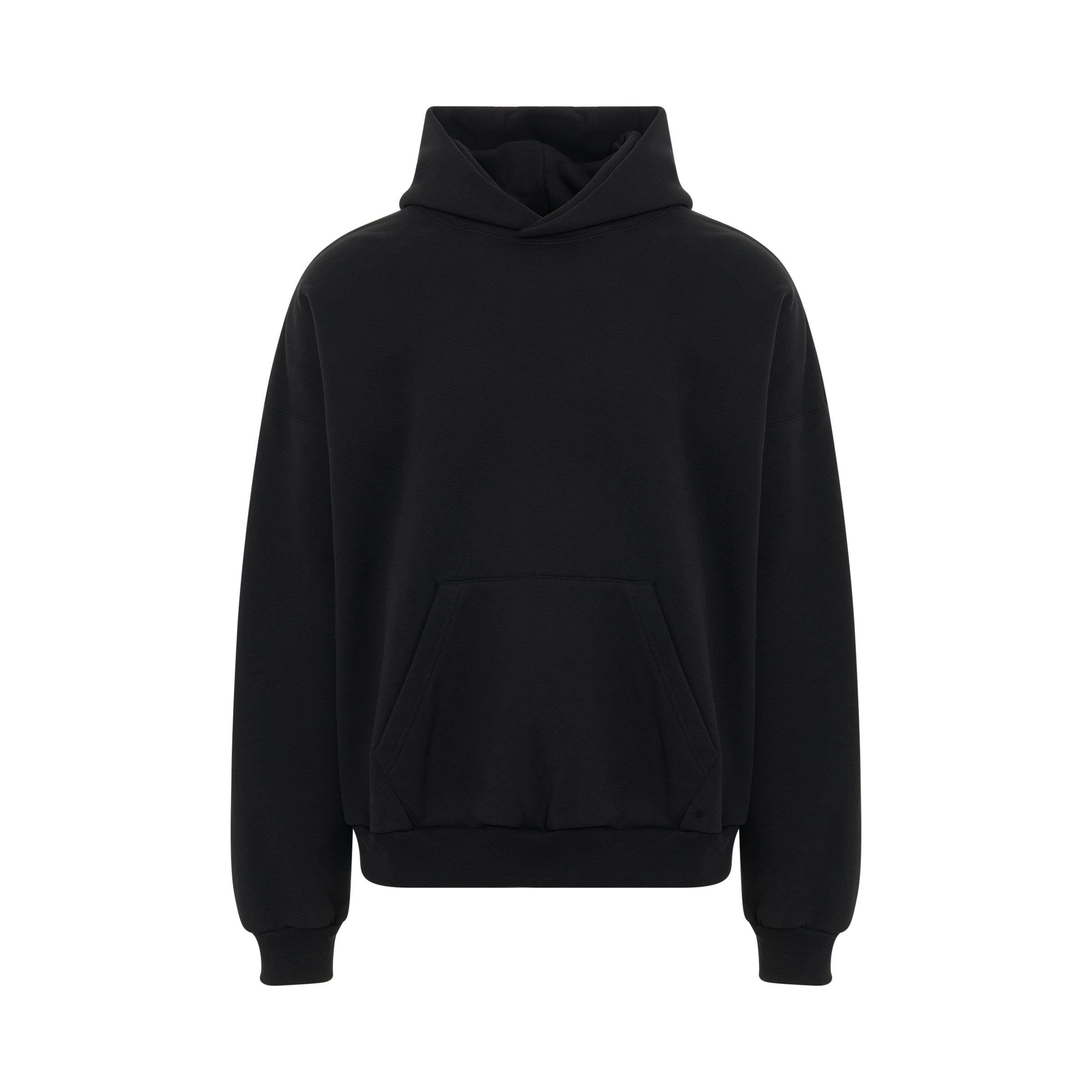 Care Label Hoodie Medium Fit in Black/White