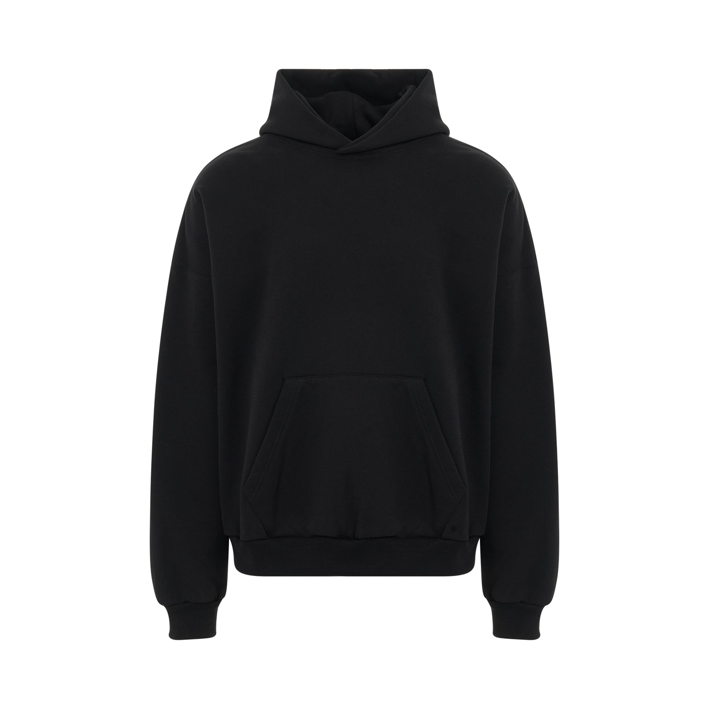 Care Label Hoodie Medium Fit in Black/White