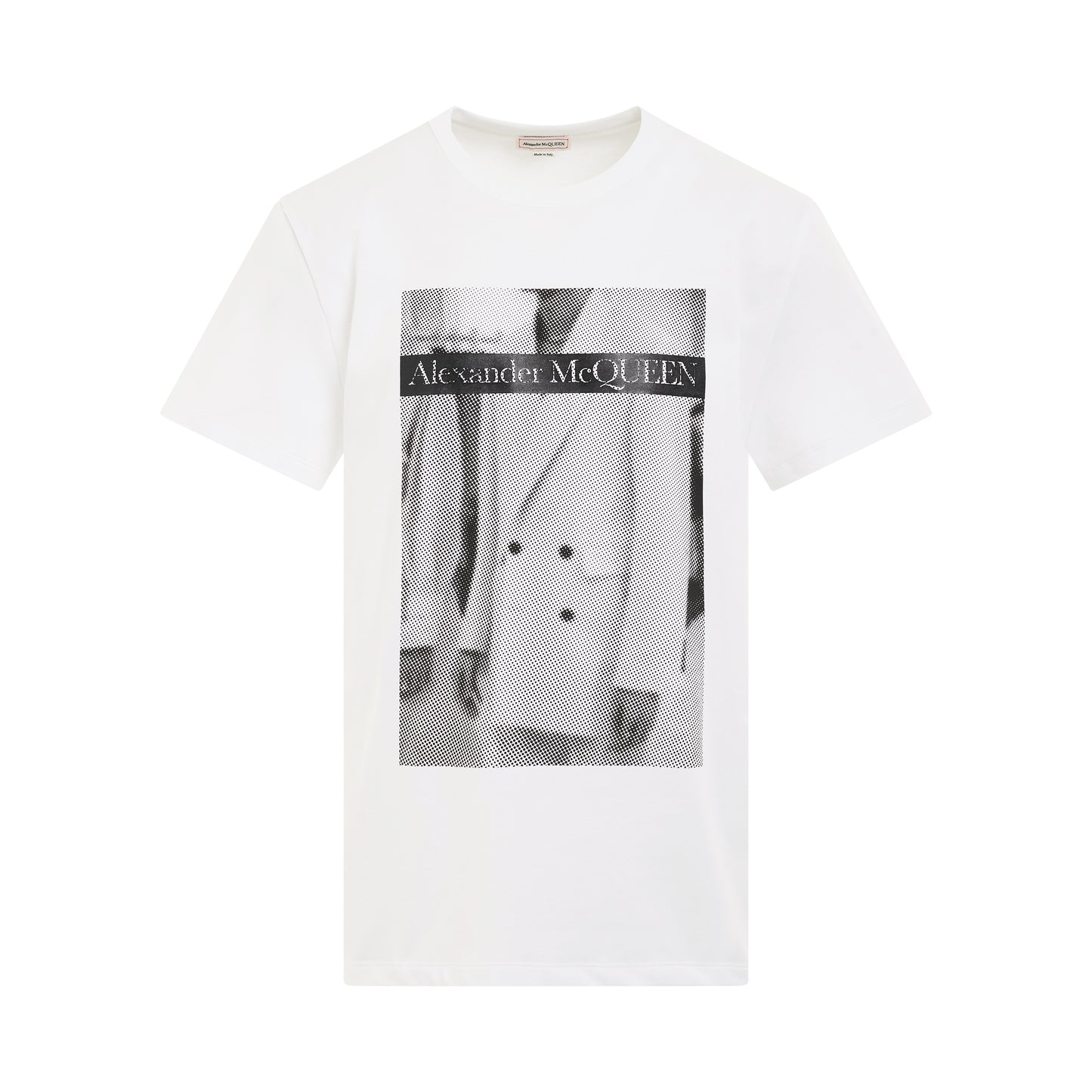 Atelier Print Jersey T-Shirt in White/Black