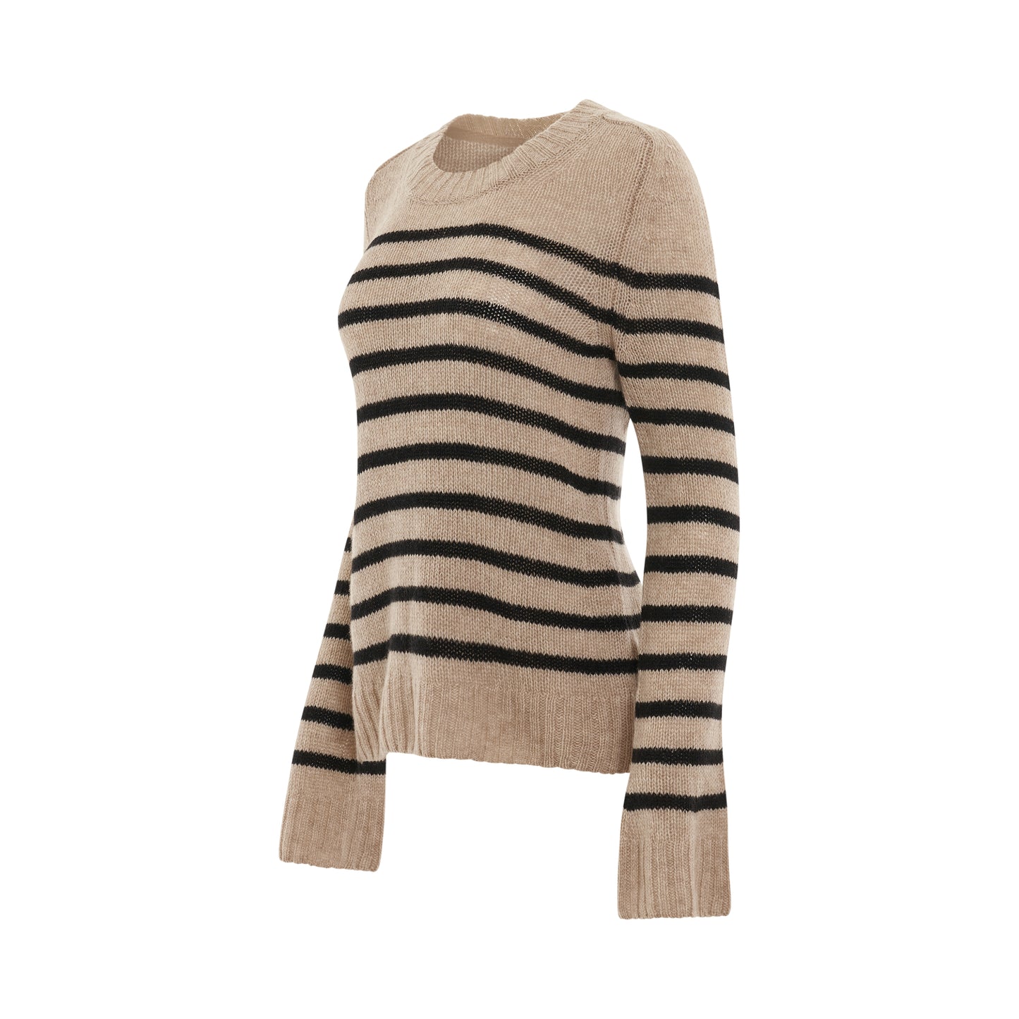 Tilda Sweater in Powder/Black Stripe