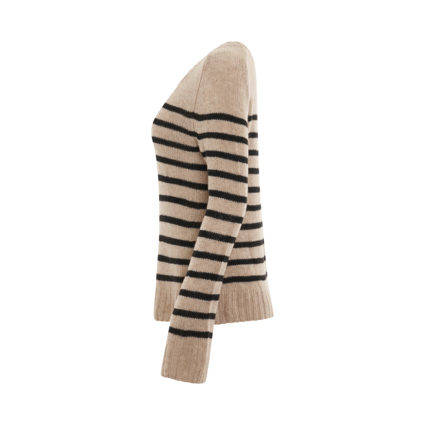 Tilda Sweater in Powder/Black Stripe