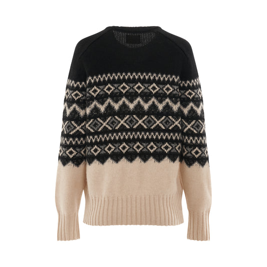 Mae Sweater in Black/Multi