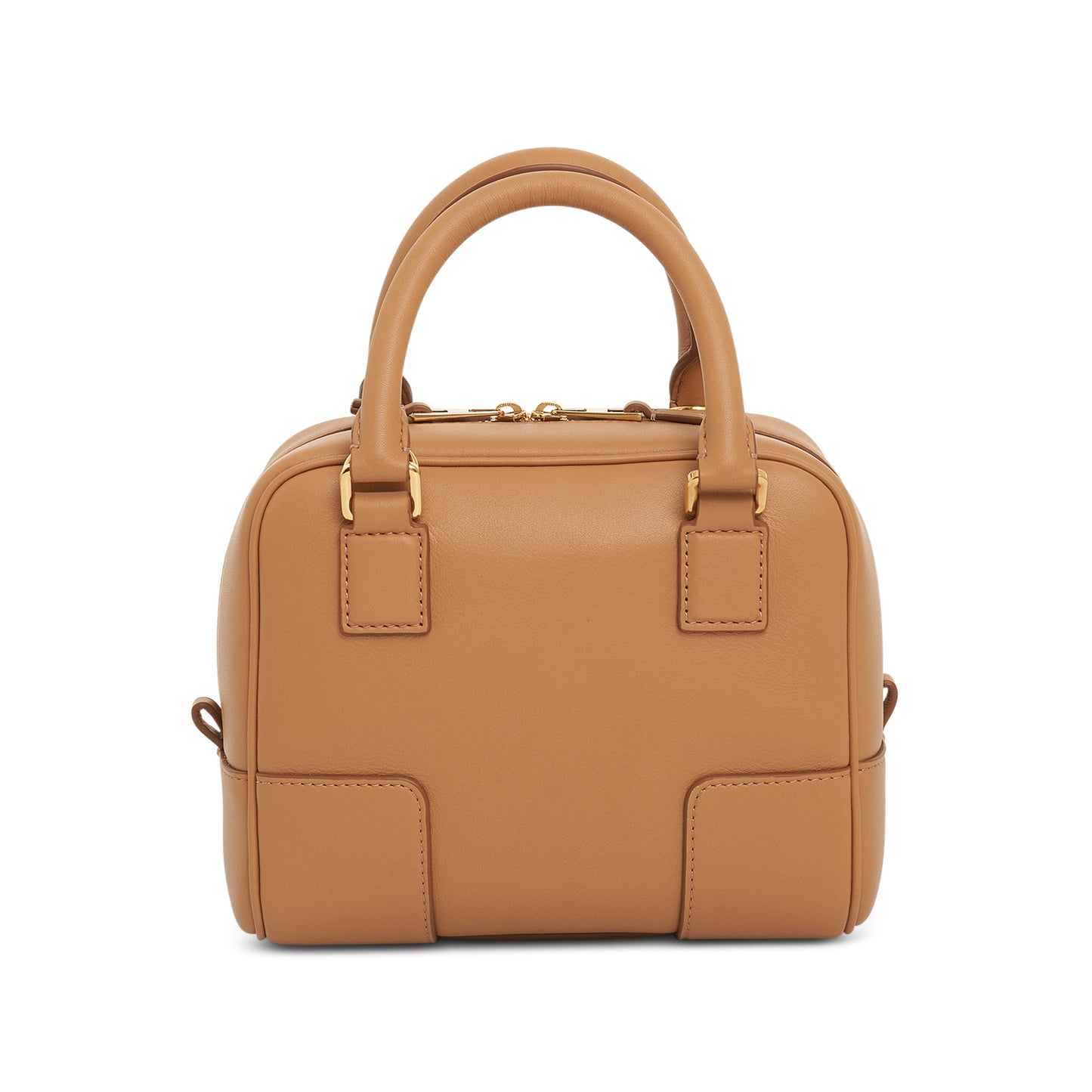 Amazona 16 Square Bag in Nappa Calfskin in Warm Desert