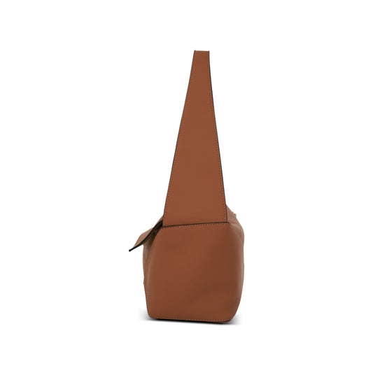 Puzzle Hobo Bag in Nappa Calfskin in Warm Dessert