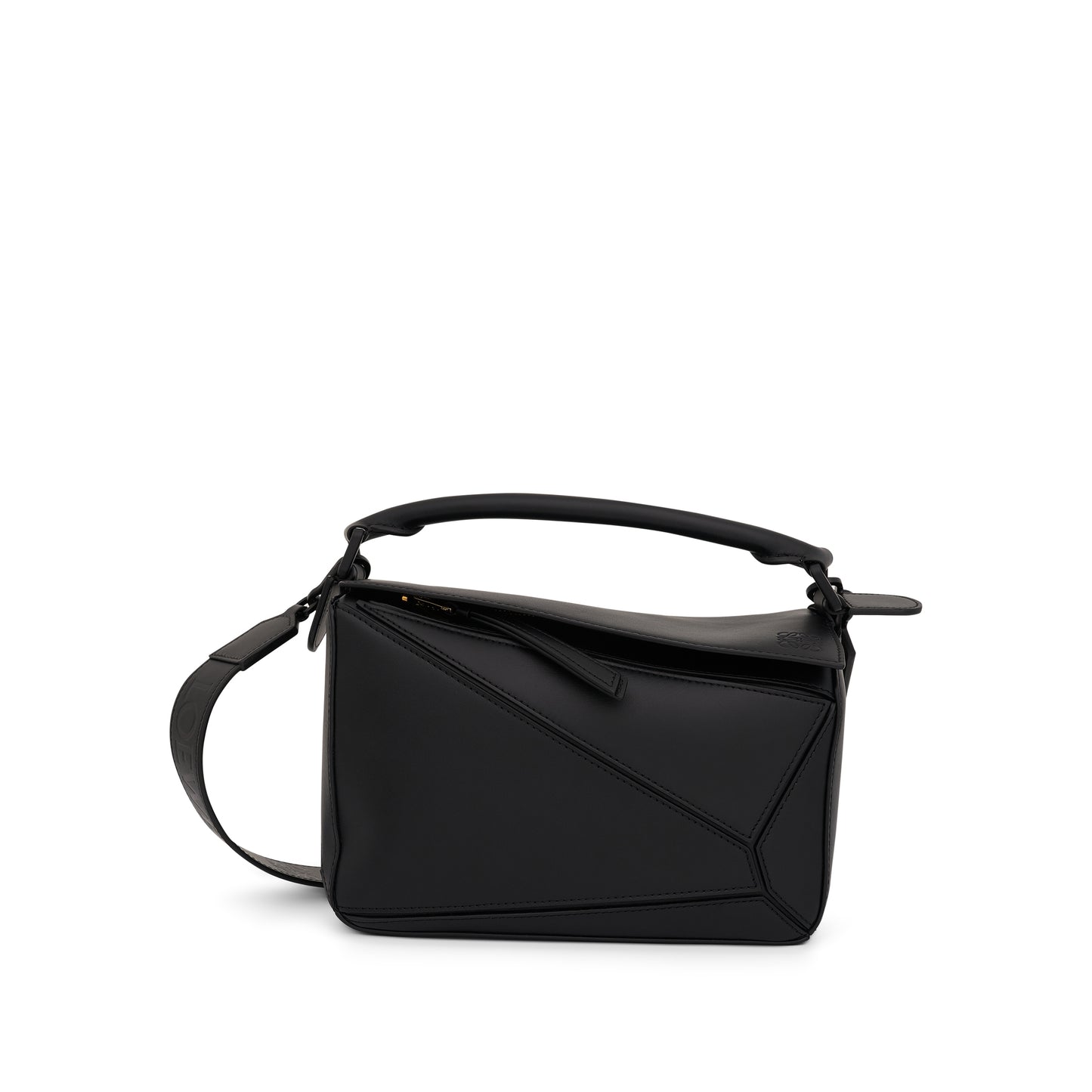 Loewe Small Puzzle Satin Leather Shoulder Bag